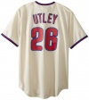 MLB Philadelphia Phillies Chase Utley Ivory Baseball Jersey Spring 2012 Men's