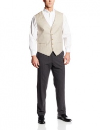 Perry Ellis Men's Big-Tall Texture PVL Suit Vest