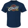 Lebron James Cleveland Cavaliers Majestic NBA # 23 Player Navy T-Shirt