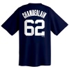 Joba Chamberlain Majestic Name and Number Navy New York Yankees T-Shirt