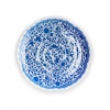 Heritage Blue Design Bundle of 4 Salad / Lunch 9.5 Textured Melamine Plates
