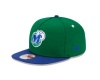 NBA Dallas Mavericks 9Fifty Turnover Snapback 2 Tone Cap, Hardwood Classic, Green/Blue