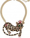 Betsey Johnson Critter Boost Leopard Necklace, 19