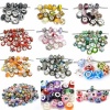 Ten Pack of Assorted Colors Glass Lampwork Murano Glass Beads For Snake Chain Bracelets (Select Your Color From the Menu)