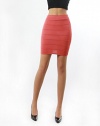 Women's Sexy Seamless Bandage Bodycon Waisted Mini Skirt