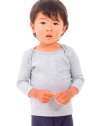 American Apparel Unisex-baby Rib Long Sleeve Lap T-Shirt