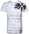 Royalty Dragon Short Sleeve Crew Neck Cotton Mens Fashion T-Shirt ( 2 Colors )