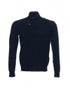 Vince Men's Blue Shawl Neck Sweater