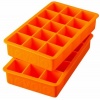 Tovolo Perfect Cube Ice Trays, Orange Peel - Set of 2
