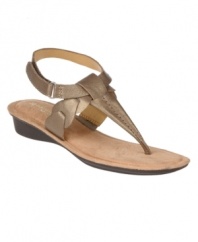 Another warm weather must-have: the Tonnya sandals from Naturalizer feature braided leather details and a cushioned insole for comfort.