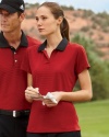 Adidas Golf A120 Ladies ClimaLite Stripe S-Sleeve Polo