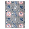 MLB New York Yankees Royal Plush Throw, 50 x 60 Inches