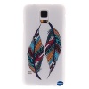 S5 Case,Galaxy S5 Case,Nancy's Shop **New** Fashion Pattern Design [Ultra Slim] [Perfect Fit] [Scratch Resistant] Premium TPU Gel Rubber Soft Skin Silicone Protective Cover Samsung Galaxy S5/Galaxy SV/Galaxy S V/ i9600（NOT Galaxy S5 Active） (Two piece