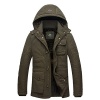 TomYork Mens Autumn And Winter Large Size Casual Warmth Coat