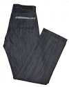 Sean John Men's Hamilton Relaxed Fit Rinse Black Denim Jeans Size 32 x 32