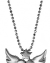 Alex Woo Little Rock Star Heart with Silver Wings Pendant Necklace