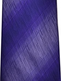 John Ashford Mens Fashion Neck Tie Sharkskin Purple