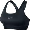 Nike Womens Pro Classic Padded Sports Bra Black/Black 589420-010 Size Large