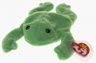 Ty Beanie Babies - Legs the Frog