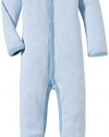 Splendid Baby Long Sleeve Footed Coverall, Light Blue, 0-3 Months