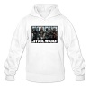 ZHUYAOUDAO Custom Star Wars Bounty Hunters'Guild Fleece Sweatshirt for Men White