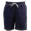 Nautica Men's Anchor Solid Navy Swimwear Trunks Shorts