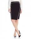 Calvin Klein Women's Pencil Skirt with Piping