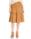 Vince Camuto Women's Faux Suede Midi Skirt