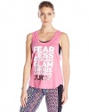 Juicy Couture Black Label Women's Sport Fearless Canyon Jersey Tank, Fragrant Rose, Large