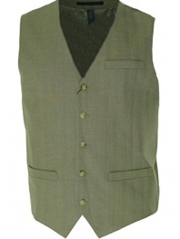Perry Ellis Men's Slim Fit Travel Luxe Stripe Suit Vest