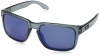 Oakley Holbrook OO9102-47 Iridium Sport Sunglasses,Crystal Black/Ice,55 mm