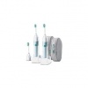 Philips Sonicare Elite HX5910 Power Toothbrush with Quadpacer ***Twin Pack*** (2 Handles, 3 Standard brush heads, 2 Charger bases, & 2 Travel cases) PREMIUM EDITION