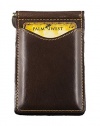 Palm West 225RFID-A Men's Leather Money Clip Wallet, RFID Blocking Technology.