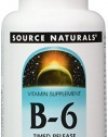 Vitamin B-6 500mg Timed Release Source Naturals, Inc. 100 Sustained Release Tablet