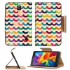 MSD Premium Samsung Galaxy Tab 4 7.0 Tablet Flip Pu Leather Case Seamless colorful waves for universal usage IMAGE 20216055 by MSD Customized Premium