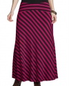 Plus Size Jessica London Tall Striped Maxi Skirt