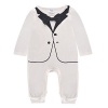 Baby Boys Romper Clothing 1-Piece Tuxedo Jumpsuit & Bowtie Suit Kids Outfit