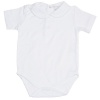 Kissy Kissy Baby Basic Short Sleeve Collared Bodysuit with Bebe Collar-18-24 Months