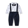 Ferenyi US Baby Boys Formal Party Wedding Tuxedo Jumpsuit Overalls Rompers