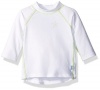 i play. Baby Long Sleeve Rashguard Shirt, White, 6 Months