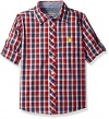 U.S. Polo Assn. Boys' Long Sleeve Single Pocket Sport Shirt