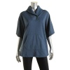 LRL Lauren Jeans Co. Womens French Terry Shawl Collar Poncho Top