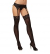 Dreamgirl Women's Lace Top Sheer Thigh-High Stockings