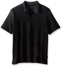 Perry Ellis Men's Big and Tall Engineered Stripe Polo