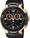 Tissot Men's T0484172705706 Rose Gold-Tone Watch with Black Band