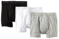 Calvin Klein Men's 3-Pack Classic Boxer Brief, White/Black/Grey, Medium