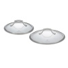 Calphalon 8-Inch and 10-Inch Unison Glass Pot & Pan Lid Cover Combo