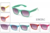 Newbee Fashion® - 80's Classic Blue Brothers Wayfarer Styles Retro Solid Color Sunglasses