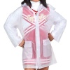 Clear Rain Jacket With Hood - Youth Girls Sizes