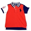Polo Ralph Lauren Infant Boy's Big Pony Red Mesh Cotton Rugby T-Shirt